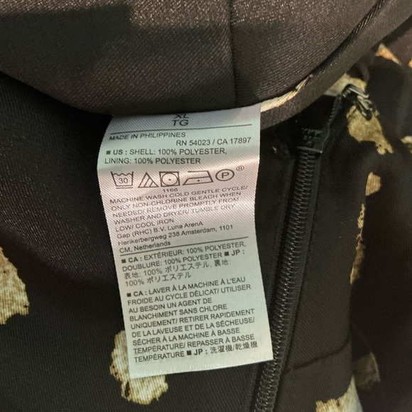 Banana Republic Elegant Black and Cream Halter Jumpsuit Size XL - Picture 15 of 16